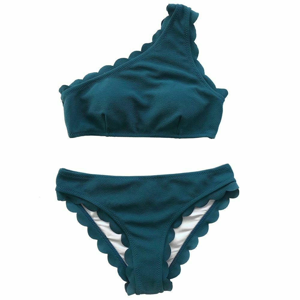 One Off-Shoulder Swimwear sexy bikini set.