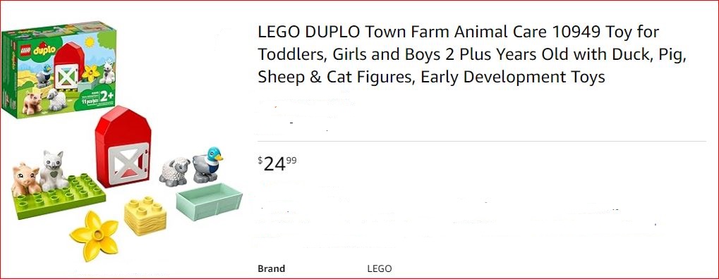 Lego Building Toys 3 Sets Toddler