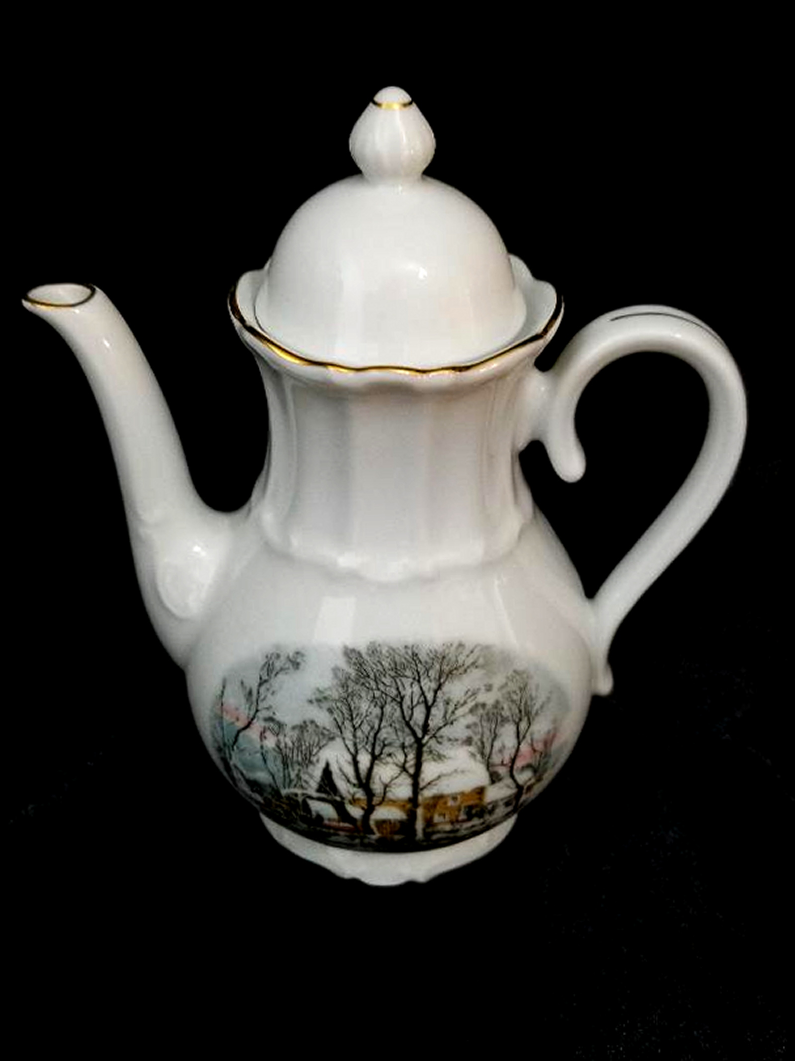 Vintage Crown Bravaria Germany Ceramic Tea Kettle Property Room