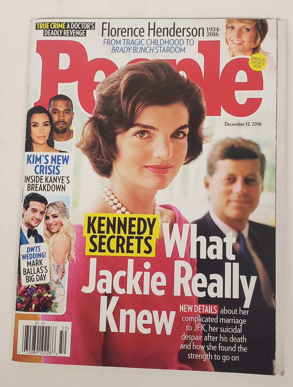 Dec 2016 People Magazine Kennedy Secrets What Jackie Really Knew