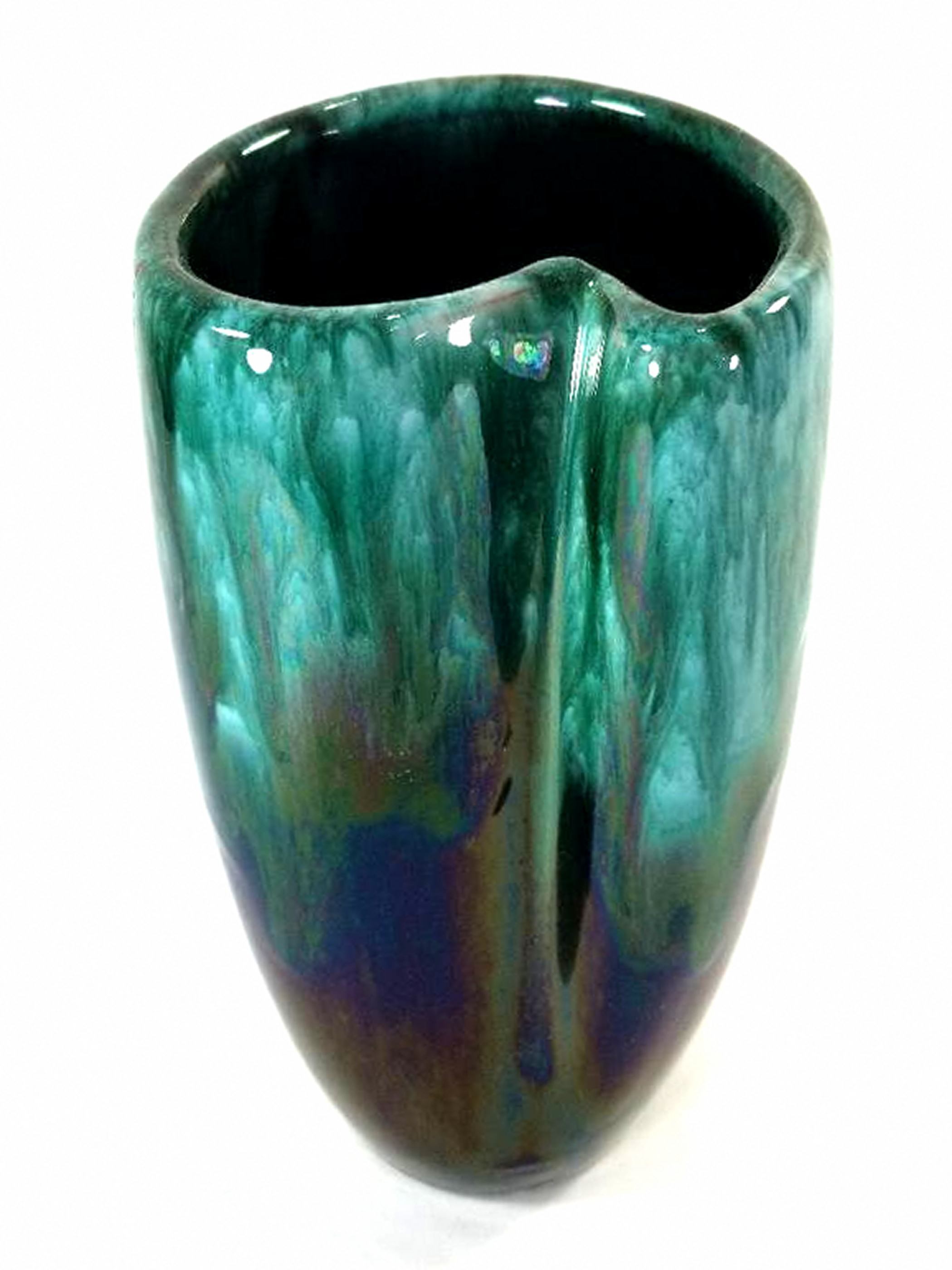 Original Vintage Blue Mountain Pottery Small Vase Property Room