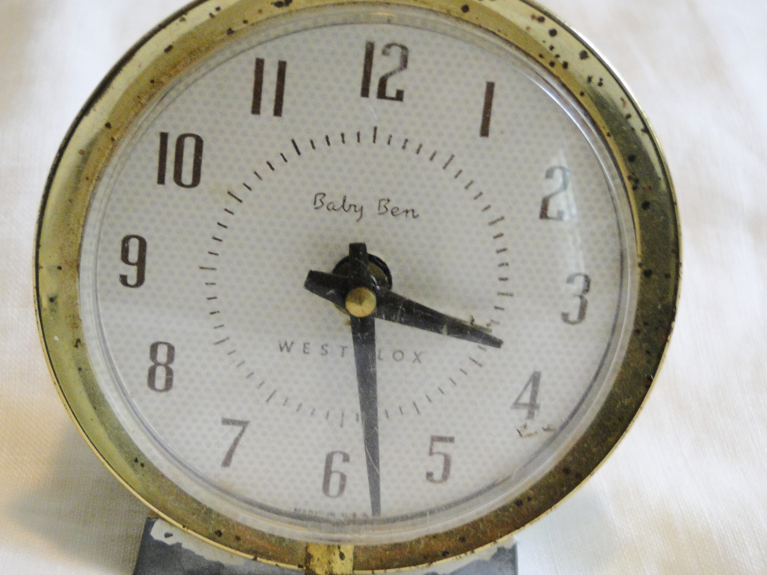 Vintage Westclox Baby Ben Alarm Clock Property Room
