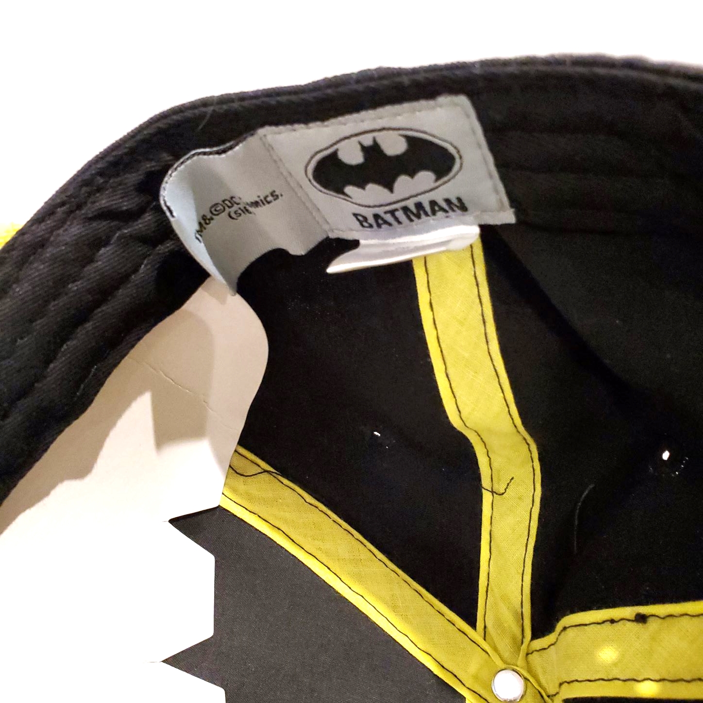 DC Comics Berretto Baseball Uomo Distressed Batman - 100% Cotone, Chiusura In Metallo, Taglia Unica 51-58 Cm