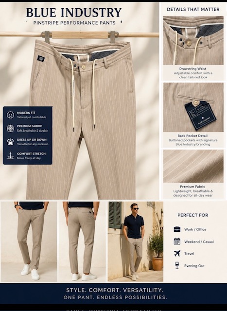 Pants Men's Sz 42 By Blue Industry
