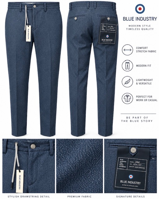Pants Men's Sz 34 By Blue Industry