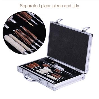 126pc - Pro Universal Hunting Gun Cleaner Cleaning Kit Pistol Rifle Shotgun Firearm USA