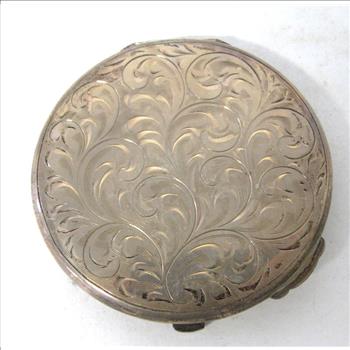Vintage Sterling Silver Powder Compact