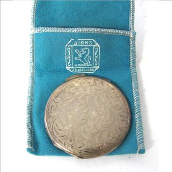 Vintage Sterling Silver Powder Compact
