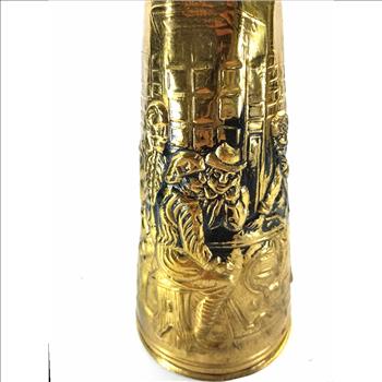 Vintage Hand Hammered Copper Pitcher With Handle