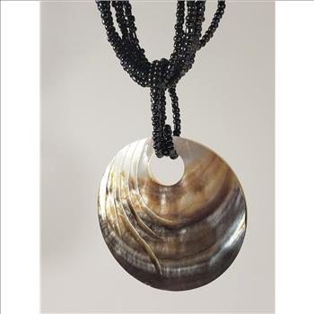 Natural Mother of Pearl Shell Multi-Strands Necklace