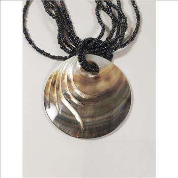 Natural Mother of Pearl Shell Multi-Strands Necklace