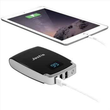 Justin Rechargeable 2 Pack Powerbank (Bank10,400mAh) (Stick 2,600mAh)