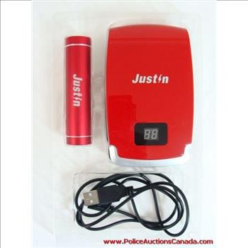 Justin Rechargeable 2 Pack Powerbank (Bank10,400mAh) (Stick 2,600mAh)