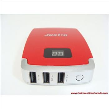 Justin Rechargeable 2 Pack Powerbank (Bank10,400mAh) (Stick 2,600mAh)