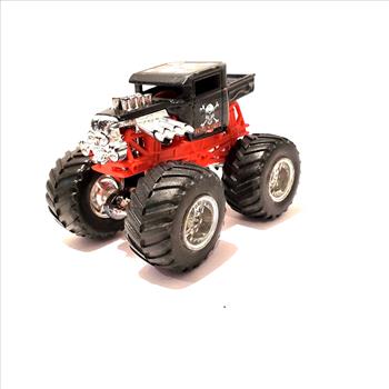 1:64 Scale Hot Wheels Monster Jam Bone Shaker Die Cast Red Used