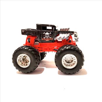 1:64 Scale Hot Wheels Monster Jam Bone Shaker Die Cast Red Used