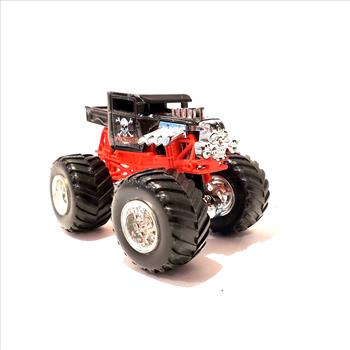 1:64 Scale Hot Wheels Monster Jam Bone Shaker Die Cast Red Used