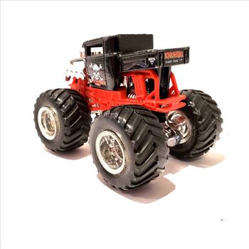 1:64 Scale Hot Wheels Monster Jam Bone Shaker Die Cast Red Used