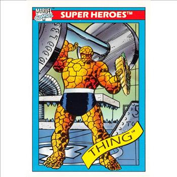 THING 1990 Marvel Universe Series 1 Impel BASE Trading Card #6