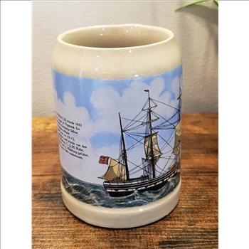 VTG Stoneware German Beer Stein 0.5L 