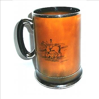 Arthur Wood Beer Mug England Hunting Scene