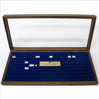 THE FRANKLIN MINT-The Flags of the United Nations Mini-Ingot Collection