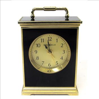 Vintage Carriage Desk Clock by Howard Miller