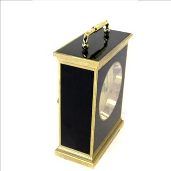 Vintage Carriage Desk Clock by Howard Miller