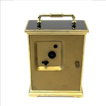 Vintage Carriage Desk Clock by Howard Miller