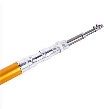 Mini Light Portable Pocket Fish Pen Aluminum Alloy Fishing Rod Pole w/Reel Combo