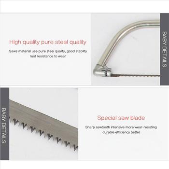 8 in 1 Magic-Saw Multi Purpose DIY Hand Saw Metal Wood Glass Saw Kit 6 Blades