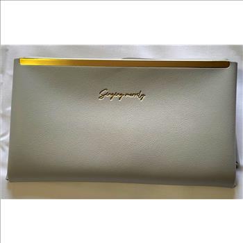 New, Leather Mint Green Storage Box