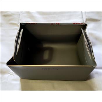 New, Leather Mint Green Storage Box