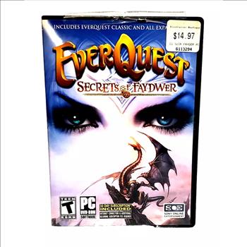 EverQuest Secrets of Faydwer PC 2007 with Manual Inserts and Poster