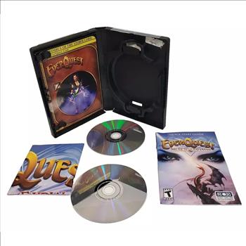 EverQuest Secrets of Faydwer PC 2007 with Manual Inserts and Poster