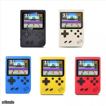 Yellow Handheld Game Console w 400 Classic Games