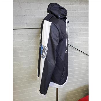 Attack on Titan Scout Corps Insignia Hoodie Unisex Black Size L