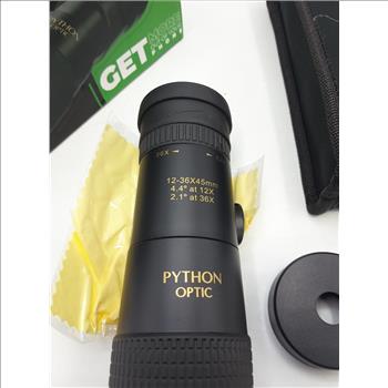 PYTHON HD 12x45 High Definition Monocular Telescopes with HD Optics