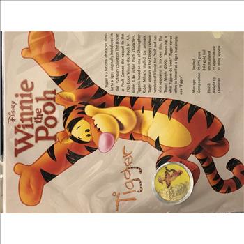 Disney Winnie the Pooh 24kt Gold Foil Gold Coin
