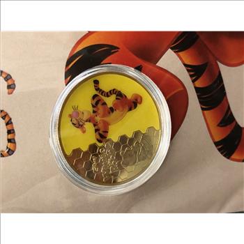 Disney Winnie the Pooh 24kt Gold Foil Gold Coin