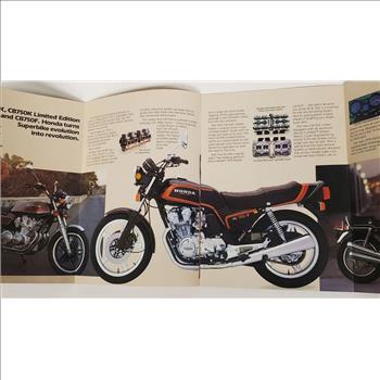 Vintage US 35pg 1979 Honda Pull Out Color Catalogue From Cycle World Magazine