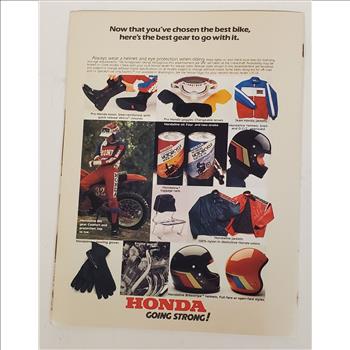 Vintage US 35pg 1979 Honda Pull Out Color Catalogue From Cycle World Magazine