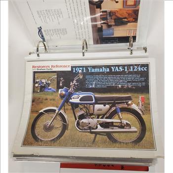 Vintage US 1970-80'S Full Page Ads From Motorcycle Magazines Lot of 100+ PCS