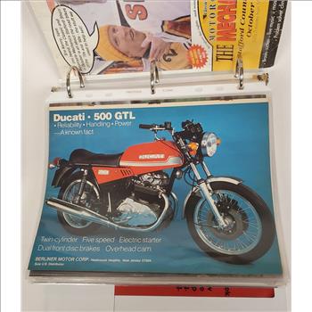Vintage US 1970-80'S Full Page Ads From Motorcycle Magazines Lot of 100+ PCS