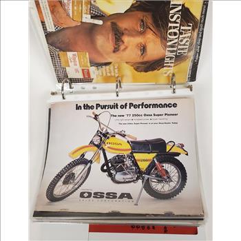 Vintage US 1970-80'S Full Page Ads From Motorcycle Magazines Lot of 100+ PCS