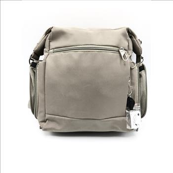New Travelon Anti-Theft Classic Gray Messenger Bag