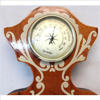 Vintage Large Combination Clock / Barometer / Hygrometer / Thermometer made in Italy