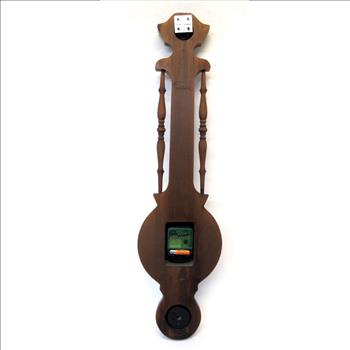 Vintage Large Combination Clock / Barometer / Hygrometer / Thermometer made in Italy