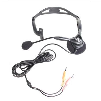 3.5mm Wired Stereo Headset with Mic Microphone Headphone For PC Laptop Desktop
