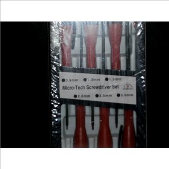 6 PC Micro-Tech Screwdriver Set by Genius Tools
